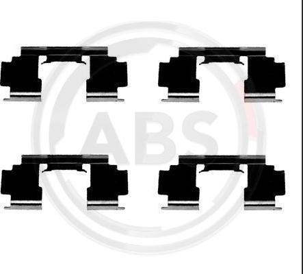 A.B.S. 1276Q - Комплектующие для колодок дискового тормоза autosila-amz.com