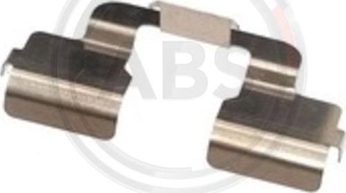 A.B.S. 1797Q - Комплектующие для колодок дискового тормоза autosila-amz.com