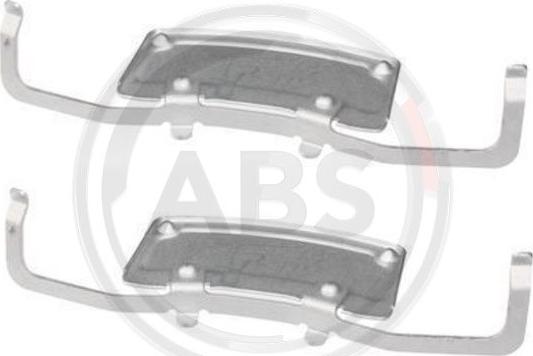 A.B.S. 1706Q - Комплектующие для колодок дискового тормоза autosila-amz.com