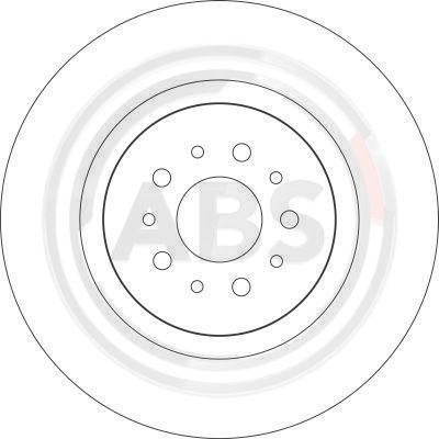 A.B.S. 17008 - Тормозной диск autosila-amz.com