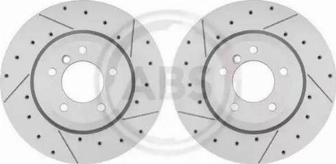 A.B.S. 17025S - Тормозной диск autosila-amz.com