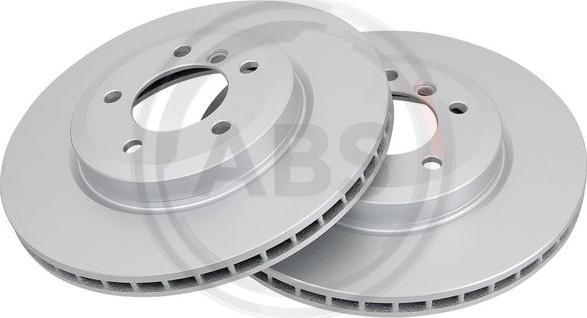 A.B.S. 17025 - Тормозной диск autosila-amz.com