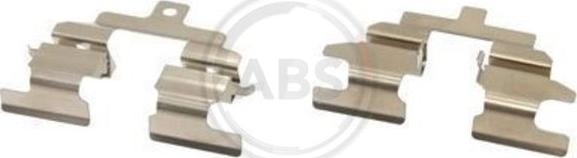 A.B.S. 1737Q - Комплектующие для колодок дискового тормоза autosila-amz.com