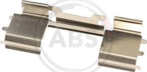 A.B.S. 1729Q - Комплектующие для колодок дискового тормоза autosila-amz.com