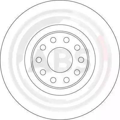 A.B.S. 17243 - Тормозной диск autosila-amz.com