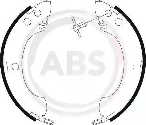 A.B.S. 8991 - Комплект тормозных колодок, барабанные autosila-amz.com