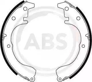 A.B.S. 8549 - Комплект тормозных колодок, барабанные autosila-amz.com