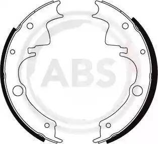 A.B.S. 8751 - Комплект тормозных колодок, барабанные autosila-amz.com