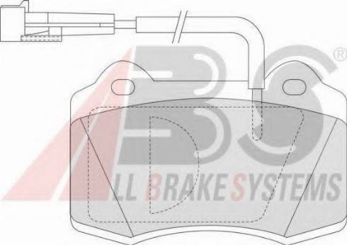 A.B.S. 36946 OE - Тормозные колодки, дисковые, комплект autosila-amz.com