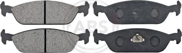 A.B.S. 36684 - Тормозные колодки, дисковые, комплект autosila-amz.com