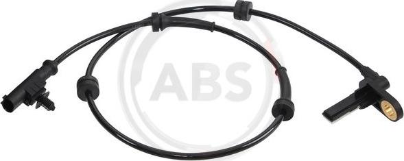 A.B.S. 30741 - Датчик ABS, частота вращения колеса autosila-amz.com