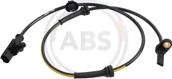 A.B.S. 30768 - Датчик ABS, частота вращения колеса autosila-amz.com