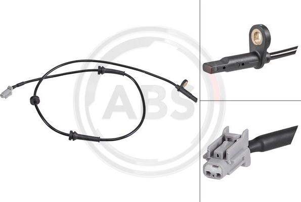 A.B.S. 31997 - Датчик ABS, частота вращения колеса autosila-amz.com