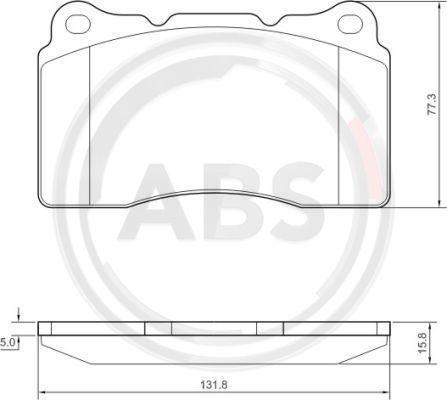 A.B.S. 37479 - Тормозные колодки, дисковые, комплект autosila-amz.com