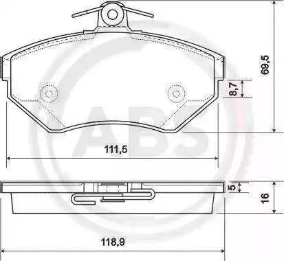 TRW GDB1294 - Тормозные колодки, дисковые, комплект autosila-amz.com