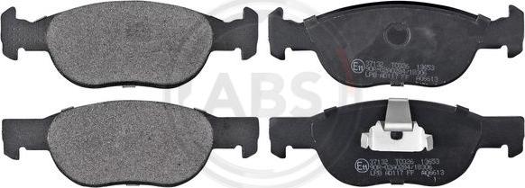 A.B.S. 37132 - Тормозные колодки, дисковые, комплект autosila-amz.com