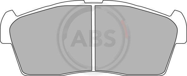 A.B.S. 37236 - Тормозные колодки, дисковые, комплект autosila-amz.com