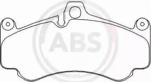 A.B.S. 37724 - Тормозные колодки, дисковые, комплект autosila-amz.com