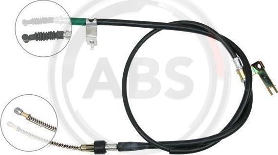 A.B.S. K14608 - Тросик, cтояночный тормоз autosila-amz.com