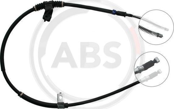 A.B.S. K11457 - Тросик, cтояночный тормоз autosila-amz.com