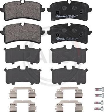 A.B.S. P65040 - Тормозные колодки, дисковые, комплект autosila-amz.com