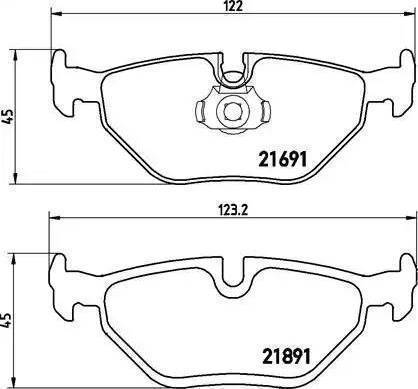 EUROREPAR 1611461080 - Тормозные колодки, дисковые, комплект autosila-amz.com