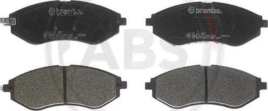 A.B.S. P10057 - Тормозные колодки, дисковые, комплект autosila-amz.com