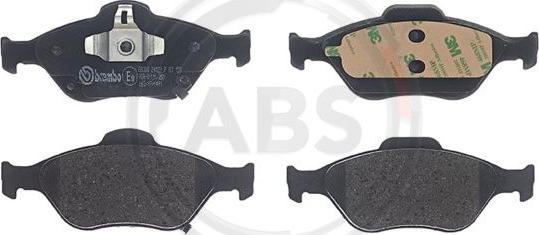 A.B.S. P83159 - Тормозные колодки, дисковые, комплект autosila-amz.com