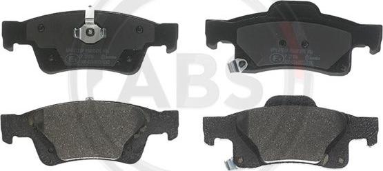 A.B.S. P37016 - Тормозные колодки, дисковые, комплект autosila-amz.com