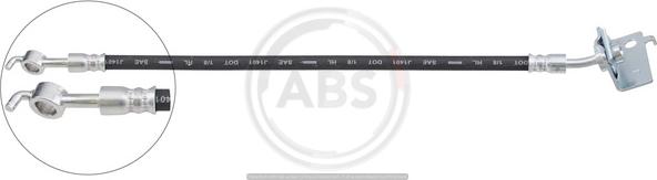 A.B.S. SL 1033 - Тормозной шланг autosila-amz.com