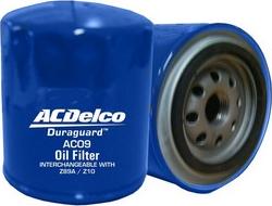 ACDelco AC09 - Масляный фильтр autosila-amz.com