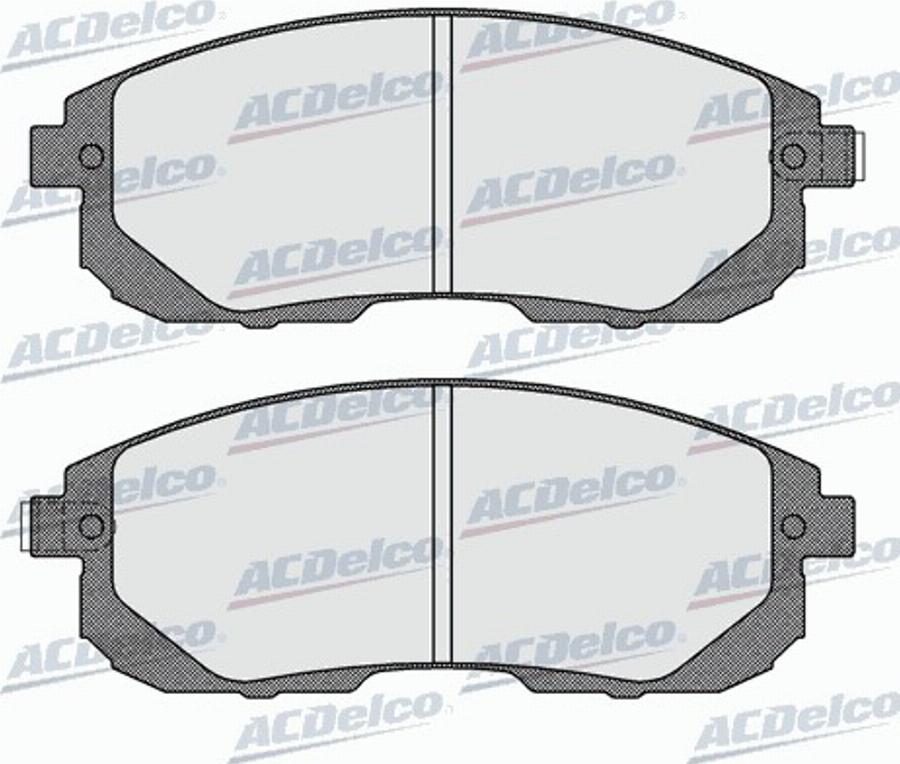 ACDelco AC0581606D - Тормозные колодки, дисковые, комплект autosila-amz.com