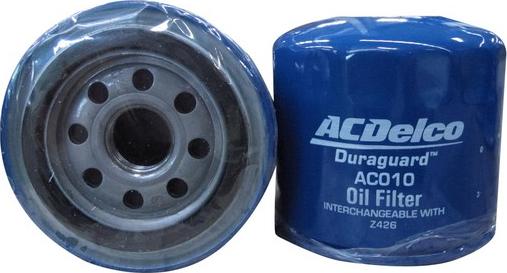ACDelco AC010 - Масляный фильтр autosila-amz.com