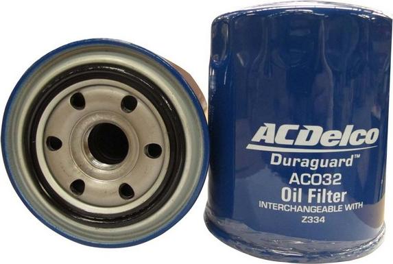 ACDelco AC032 - Масляный фильтр autosila-amz.com