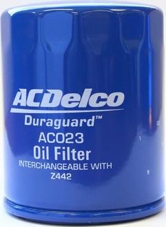 ACDelco AC023 - Масляный фильтр autosila-amz.com