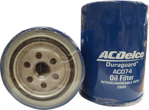 ACDelco AC074 - Масляный фильтр autosila-amz.com