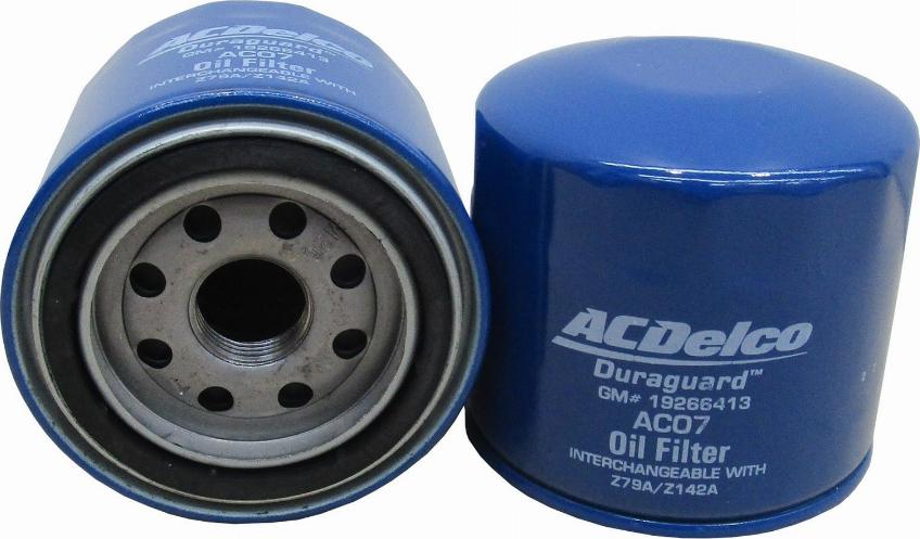 ACDelco AC07 - Масляный фильтр autosila-amz.com