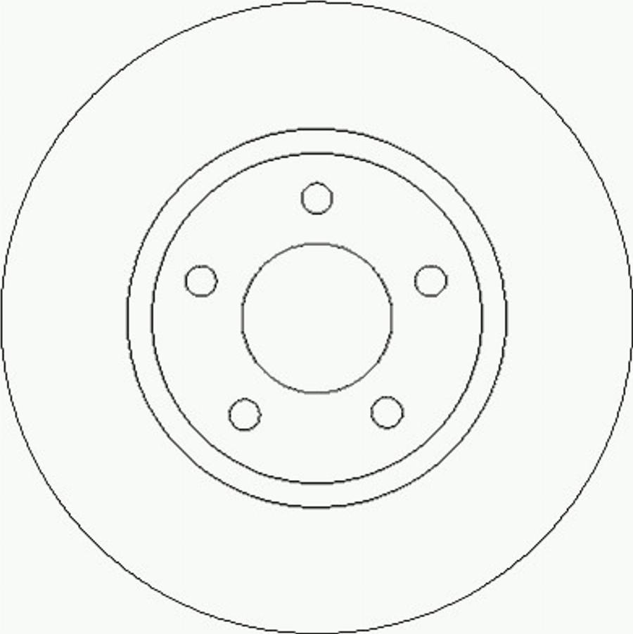 ACDelco AC2223D - Тормозной диск autosila-amz.com