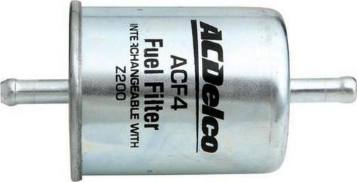 ACDelco ACF4 - Топливный фильтр autosila-amz.com