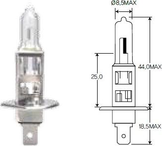 ACDelco ACH1 - Лампа накаливания, основная фара autosila-amz.com
