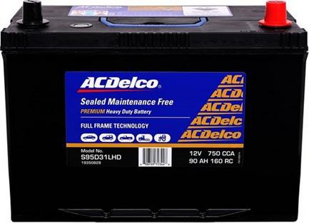 ACDelco S95D31LHD - Стартерная аккумуляторная батарея, АКБ autosila-amz.com