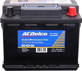 ACDelco S56030 - Стартерная аккумуляторная батарея, АКБ autosila-amz.com