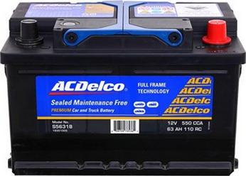 ACDelco S56318 - Стартерная аккумуляторная батарея, АКБ autosila-amz.com