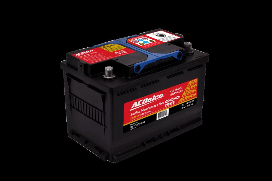 ACDelco S57090AGM - Стартерная аккумуляторная батарея, АКБ autosila-amz.com