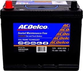 ACDelco S80D26R - Стартерная аккумуляторная батарея, АКБ autosila-amz.com