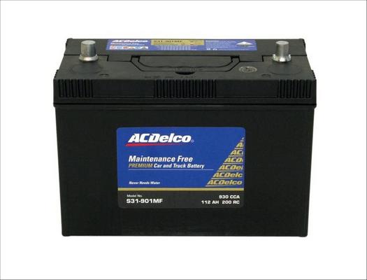 ACDelco S31-901MF - Стартерная аккумуляторная батарея, АКБ autosila-amz.com