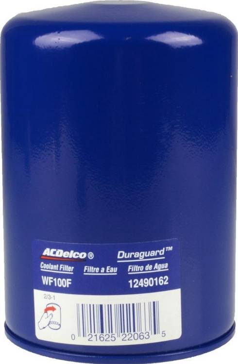 ACDelco WF 100 F - Фильтр охлаждающей жидкости autosila-amz.com