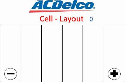 ACDelco S55066 - Стартерная аккумуляторная батарея, АКБ autosila-amz.com