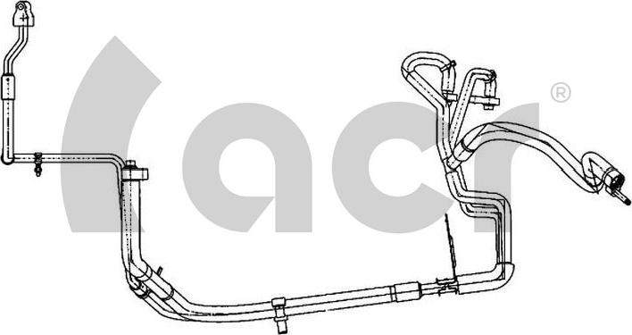 ACR 119555 - Трубопровод высокого / низкого давления, кондиционер autosila-amz.com