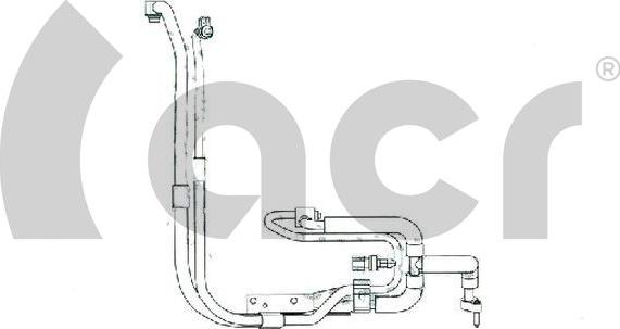 ACR 119299 - Трубопровод высокого / низкого давления, кондиционер autosila-amz.com